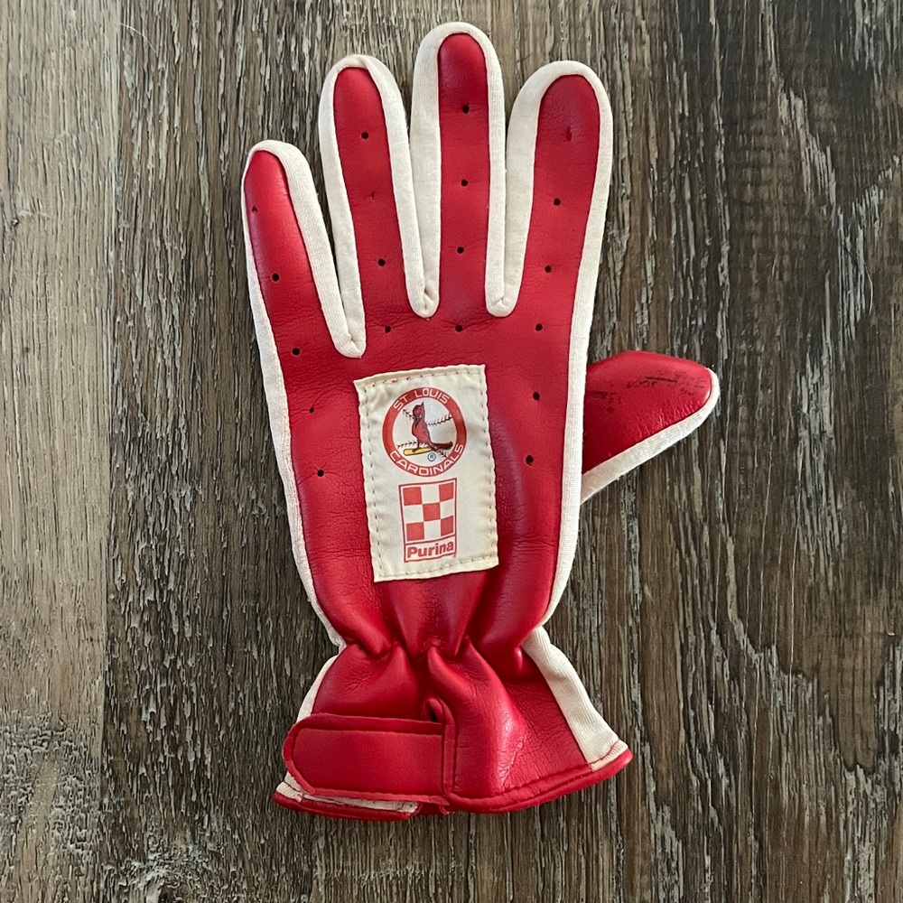 St. Louis Cardinals Purina left hand collector promotional youth batting Glove